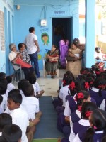 Visit to Anandwadi school by SRISAITRUST Trustee